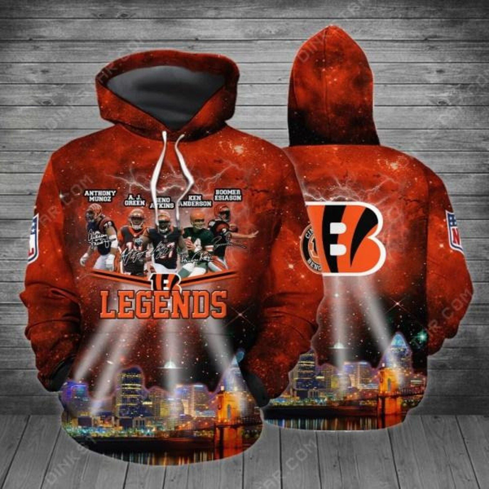 Cincinnati Bengals American Football Franchise NFL 3D All Over Print Hoodie, Zip-up Hoodie