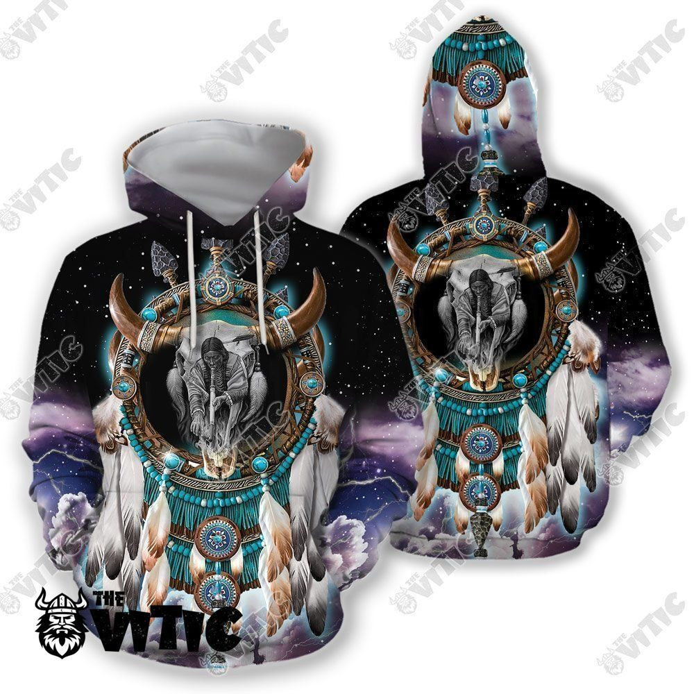 Buffalo Native American Hoodie 4606