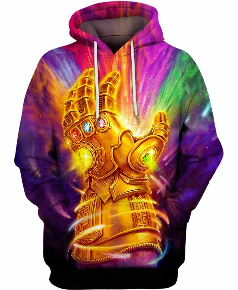 The Powerful Gauntlet 3D All Over Print Hoodie, Zip-up Hoodie