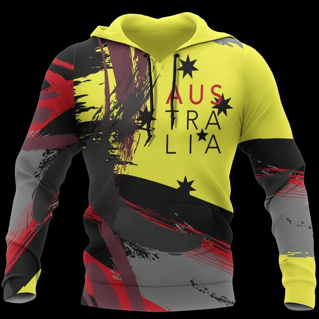 Australia Brush Athletic Style 3D All Over Print | Hoodie | Unisex | Full Size | Adult | Colorful | HT2106