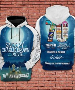 Snoopy 70Th Anniversary 3D All Over Print Hoodie, Zip-up Hoodie