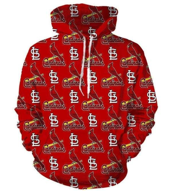 ST Louis Cardinals 3D All Over Print Hoodie, Zip-up Hoodie