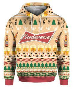 Budweiser Beer Bottle  3D All Over Print Hoodie, Zip-up Hoodie