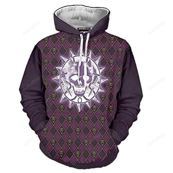 JoJo's Bizarre Adventure 3D All Over Print Hoodie, Zip-up Hoodie