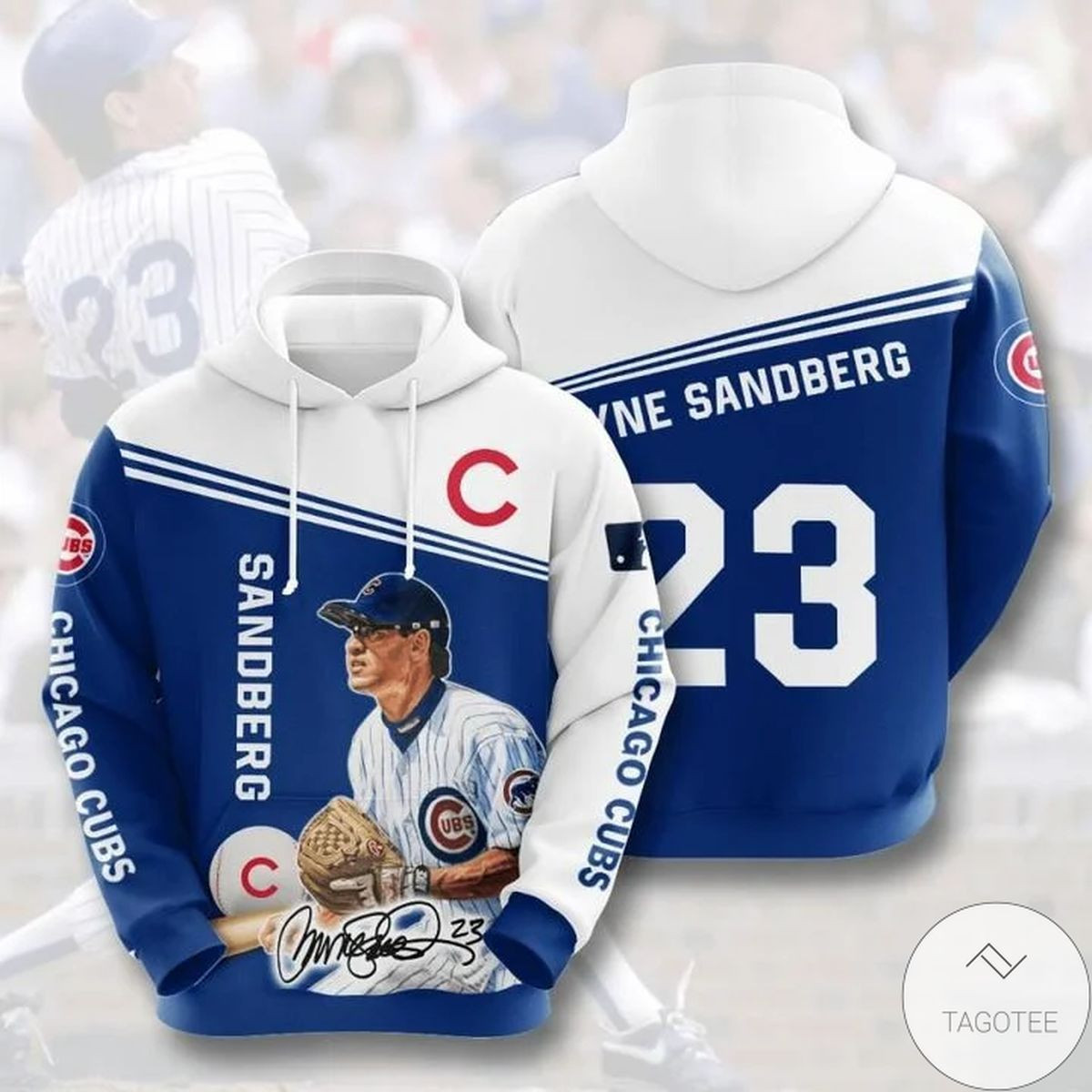 Mlb Chicago Cubs Ryne Sandberg 3D All Over Print Hoodie, Zip-up Hoodie