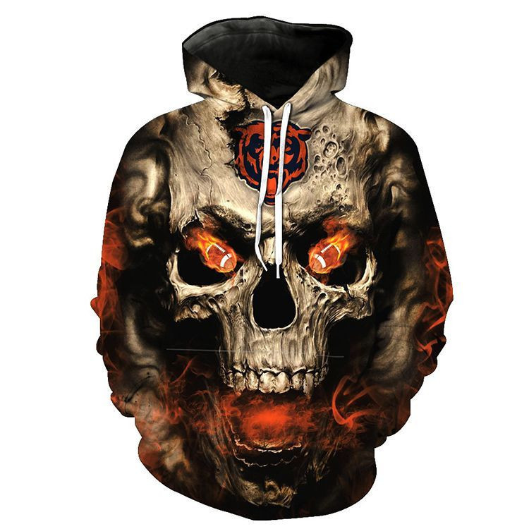 Chicago Bears 3d Hoodie Style 3