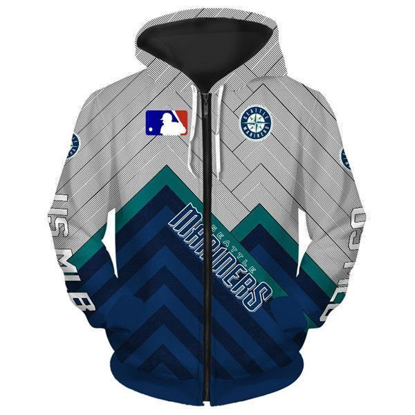 Seattle Mariners 3D All Over Print Hoodie, Zip-up Hoodie