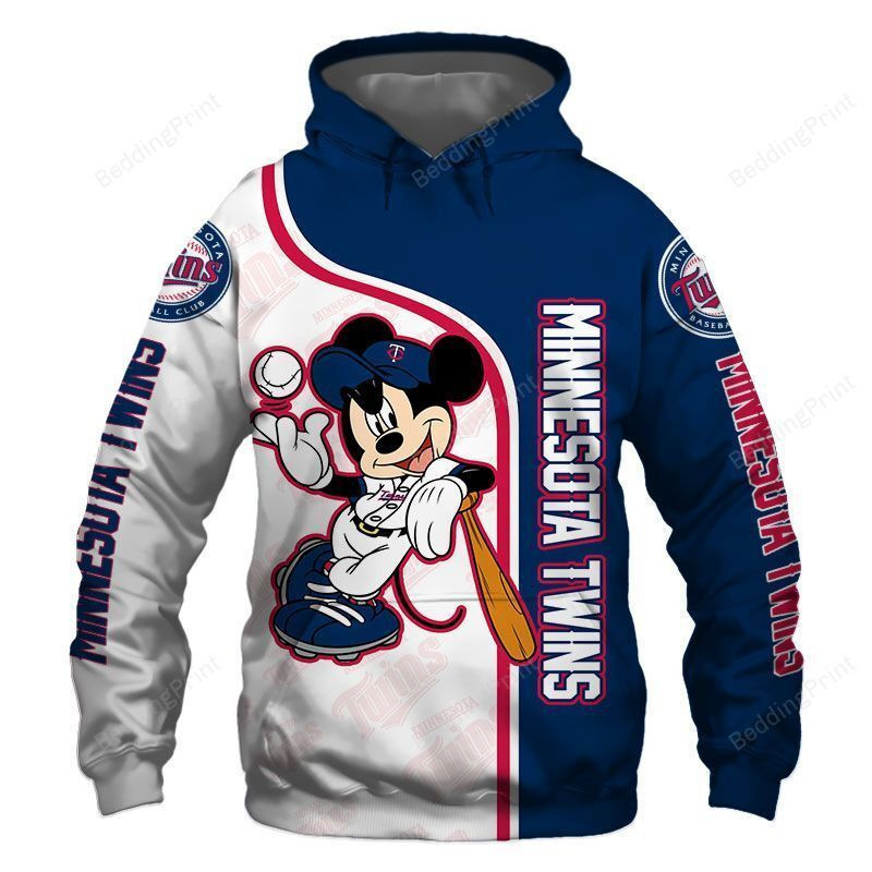 Mlb- Minnesota Twins 3d Hoodie Style 05