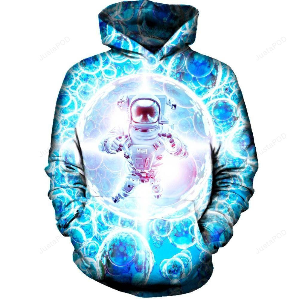 Infinite Galaxy 3D All Over Printed Hoodie, Zip- Up Hoodie