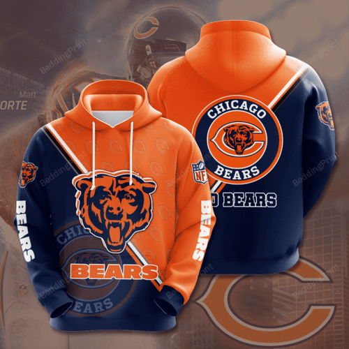 Chicago Bears NFL Hoodie 3D Print