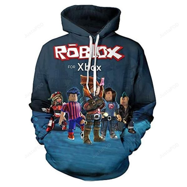 Roblox 3D All Over Print Hoodie, Zip-up Hoodie