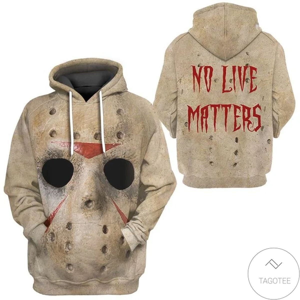 Jason Voorhees 3D All Over Print Hoodie, Zip-up Hoodie