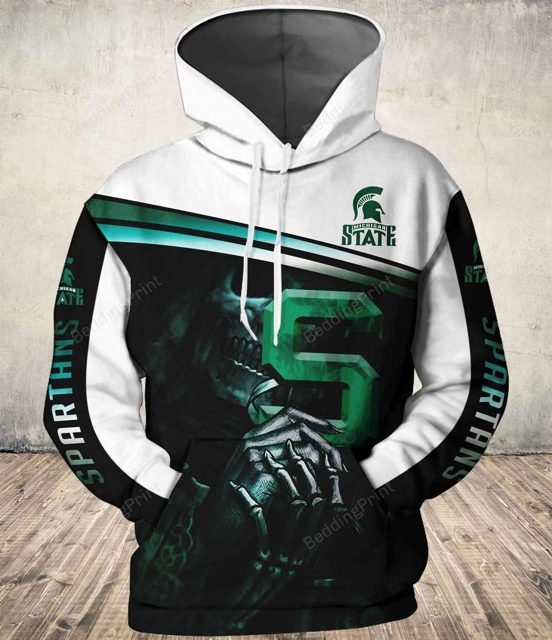 Ncaa- Michigan State Spartans 3d Hoodie Style 03