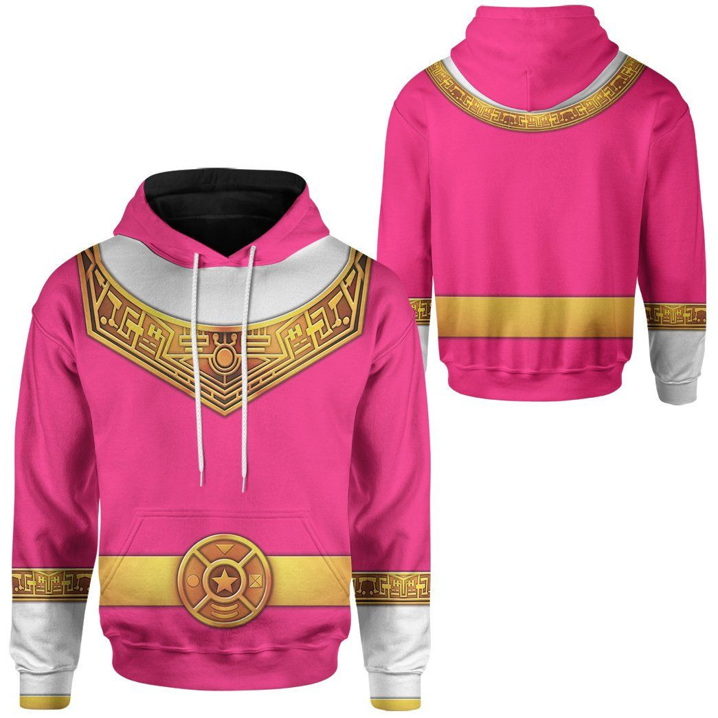 Pink Power Rangers Zeo For Women 3D All Over Print Hoodie, Zip-up Hoodie