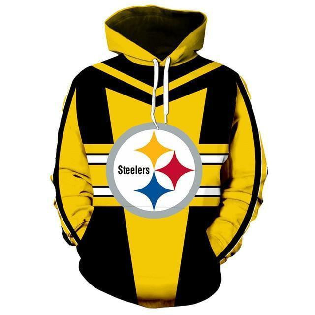 NFL Football Pittsburgh Steelers 3D All Over Print Hoodie, Zip-up Hoodie