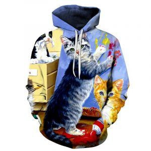 House Cats 3D All Over Print Hoodie, Zip-up Hoodie