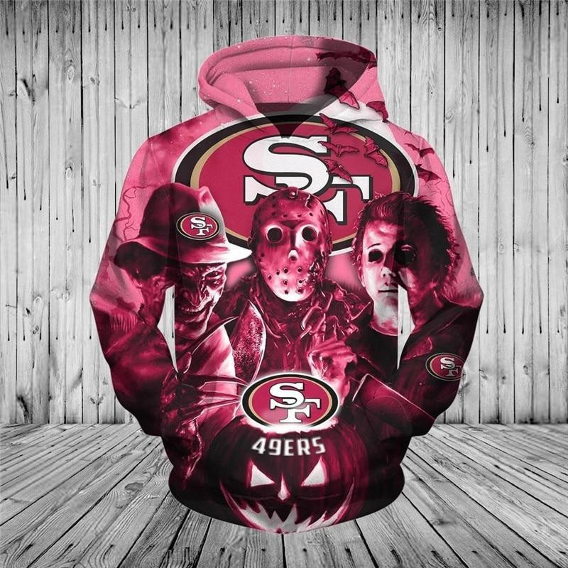 San Francisco 49ers 3D All Over Print Hoodie, Zip-up Hoodie