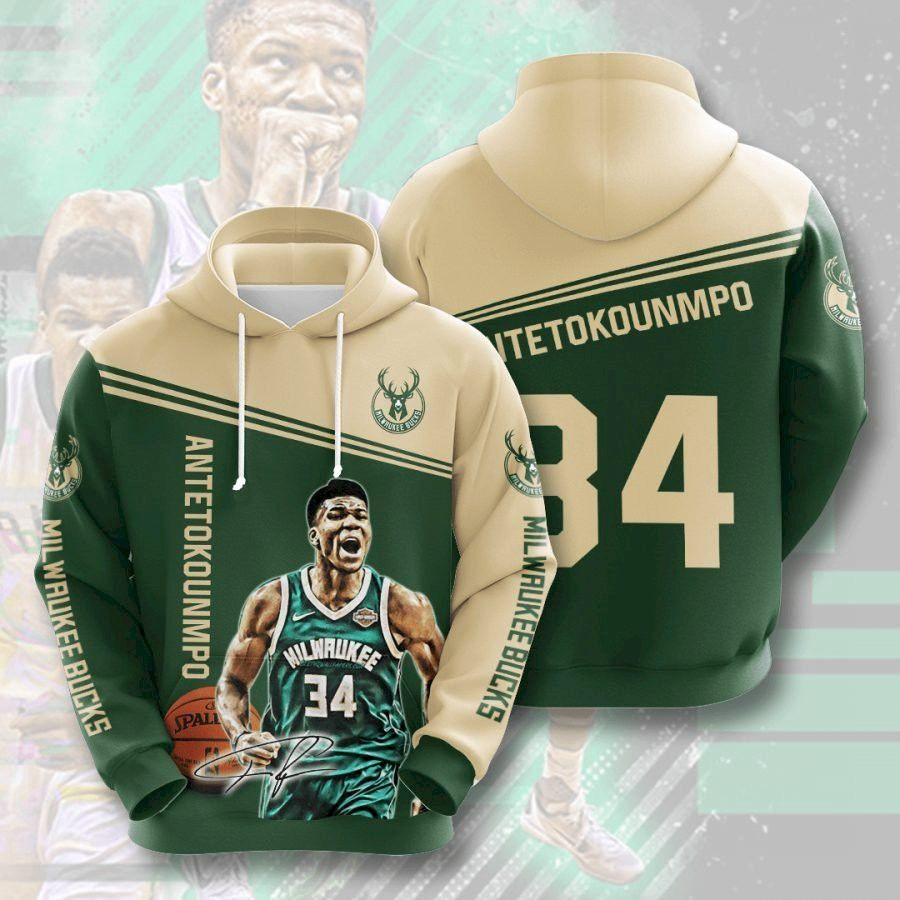 Milwaukee Bucks 3D Hoodie For Men For Women All Over Printed Hoodie