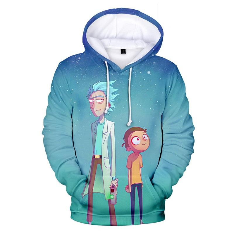 Rick And Morty 3D All Over Print Hoodie, Zip-up Hoodie