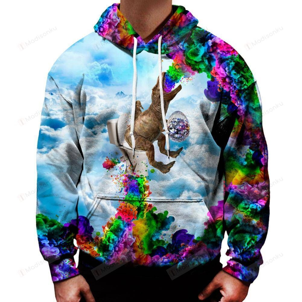 Dino Shats For Unisex 3D All Over Print Hoodie, Zip-up Hoodie