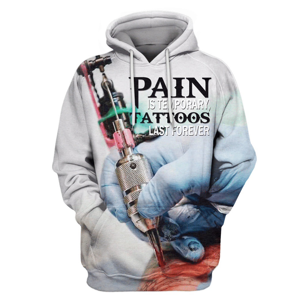 3d Tattoo Hoodie