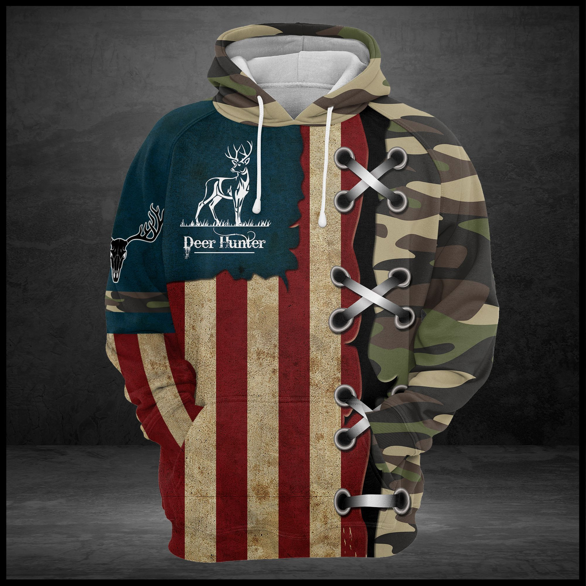 Deer Hunting 3d All Over Print Hoodie, Zip-Up Hoodie