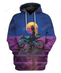 Motor Racing Girl 3D All Over Print Hoodie, Zip-up Hoodie