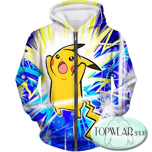 Pokemon Thunder Pokemon Pikachu  3D All Over Print Hoodie, Zip-up Hoodie