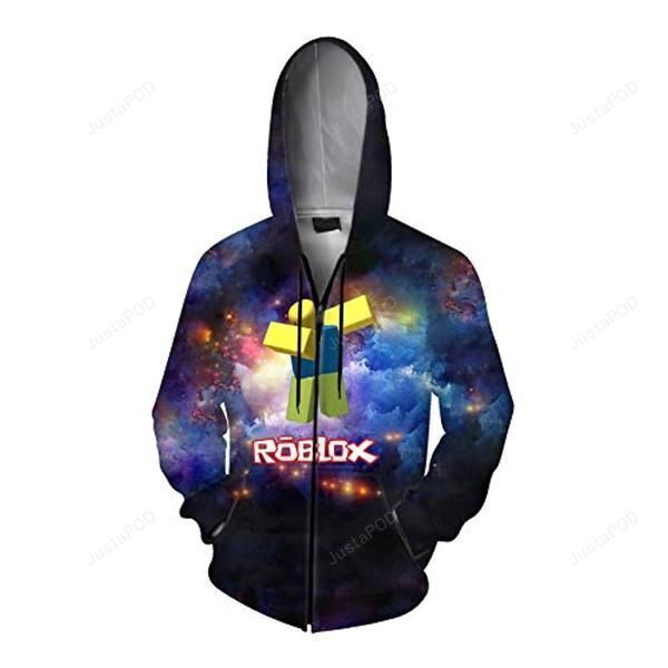 Roblox 3D All Over Print Hoodie, Zip-up Hoodie