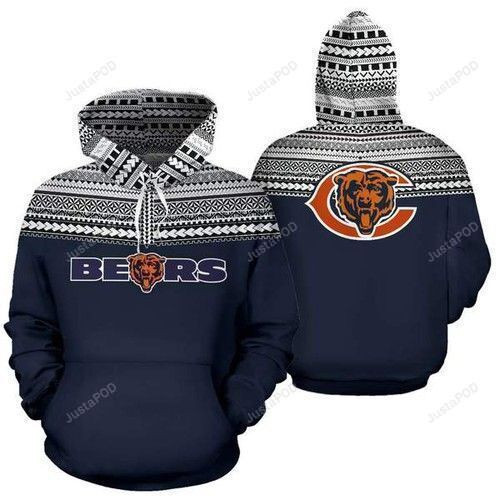 Chicago Bears Ncaa 3D All Over Print Hoodie, Zip-up Hoodie