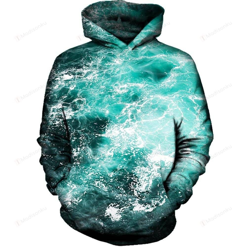 Ocean Bliss 3D All Over Print Hoodie, Zip-up Hoodie