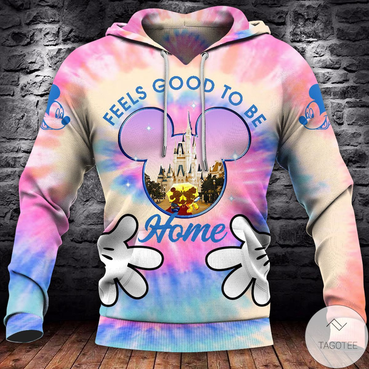 Mickey Mouse Feeling Good To Be Home 3D All Over Print Hoodie, Zip-up Hoodie