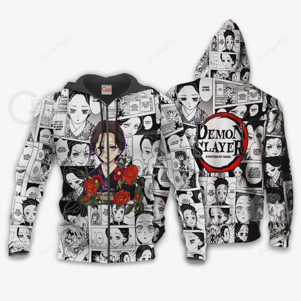 Demon Slayer 3D All Over Print Hoodie, Zip-up Hoodie