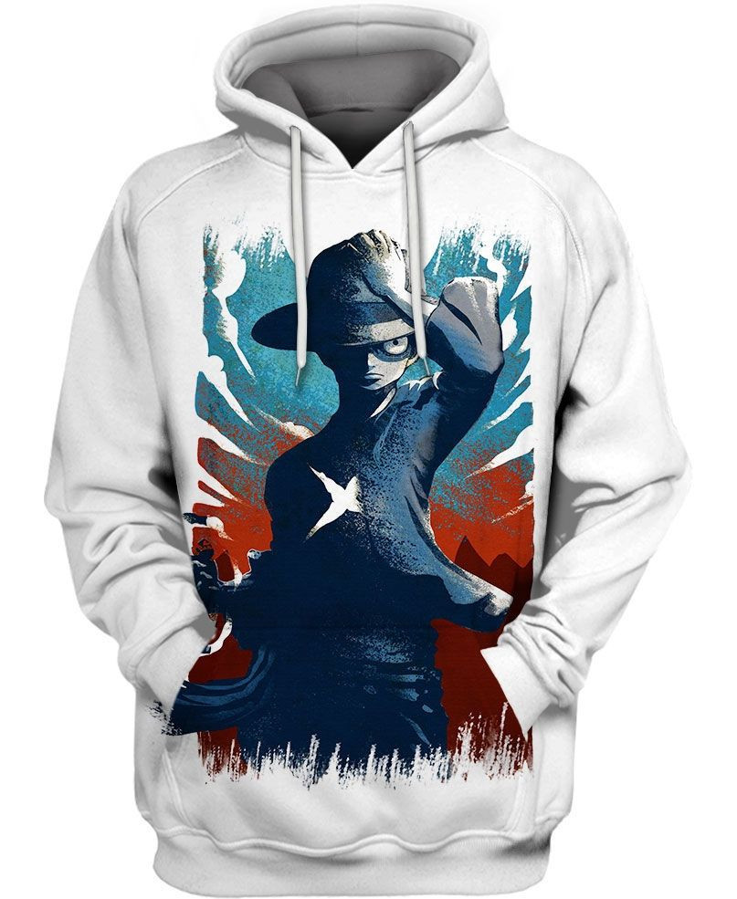 Luffy Dangerous Pirate 3D All Over Print Hoodie, Zip-up Hoodie