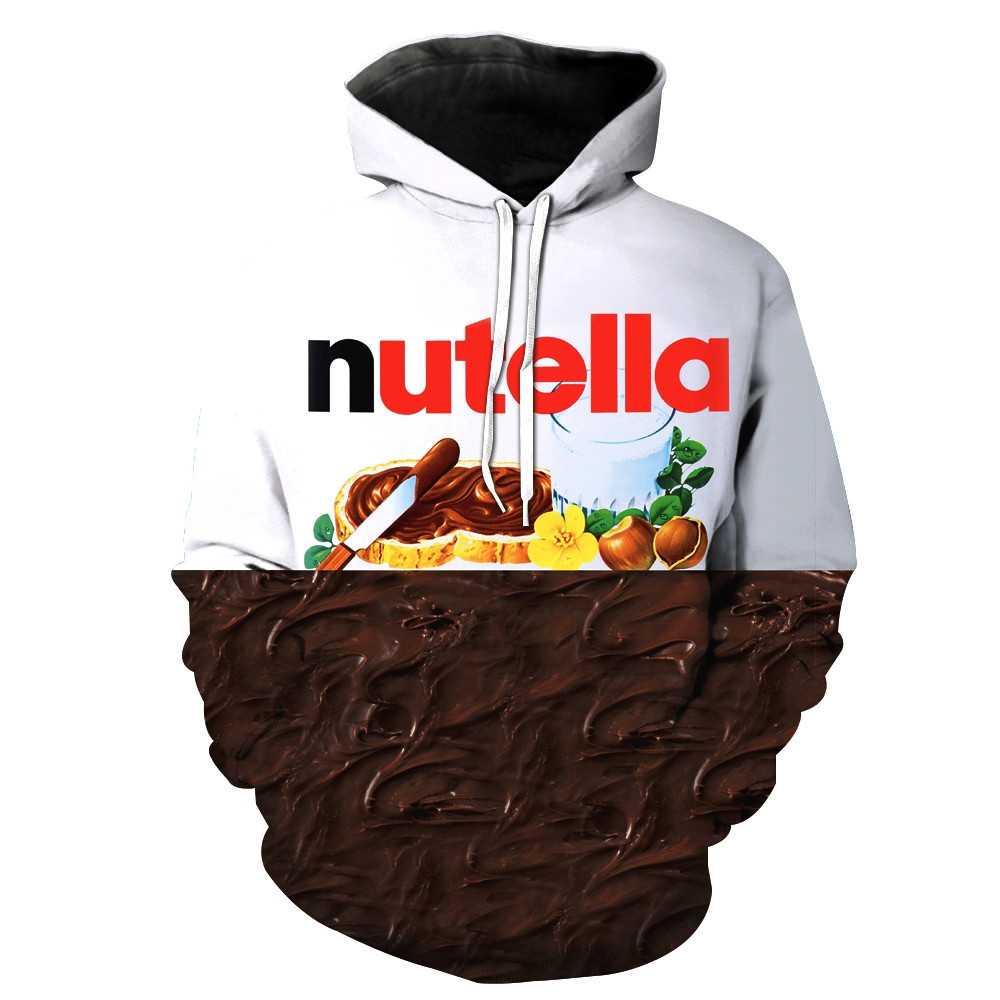 Nutella Peanut Butter 3d All Over Print Hoodie, Zip-Up Hoodie