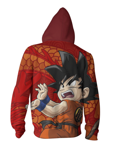 Kid Goku Goku Action 3D All Over Print Hoodie, Zip-up Hoodie