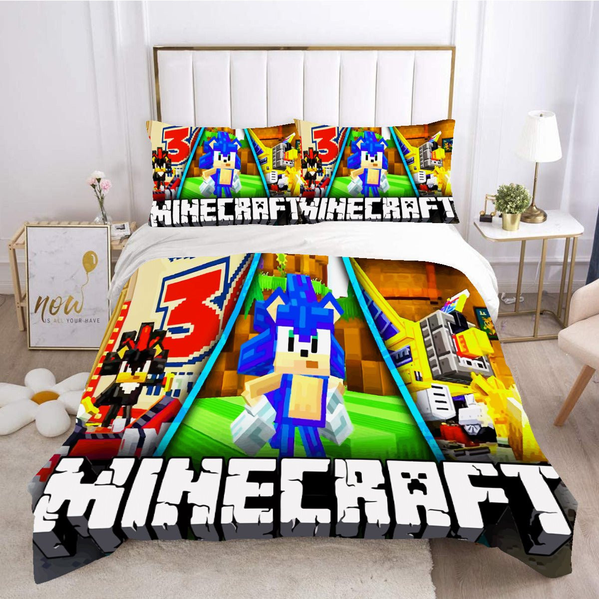 Minecraft Duvet Cover Bedding Set