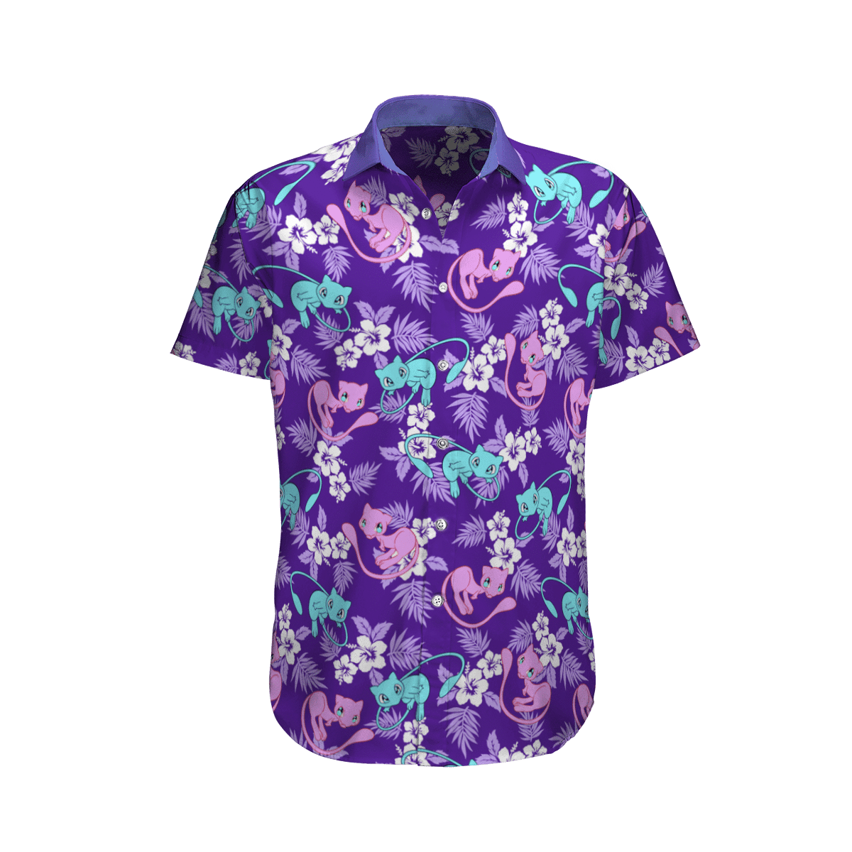 Mew Tropical Beach Outfits Hot Aloha Shirt For Men Women