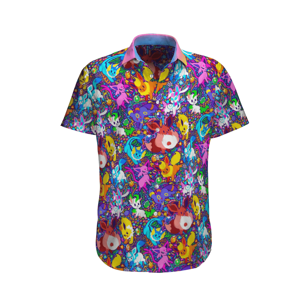 Pokemon Eevee Hawaii Shirt Aloha Shirt For Men Women