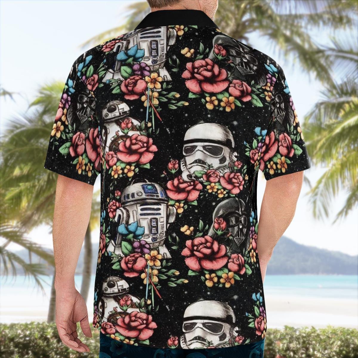 Star Wars Floral Hawaiian Shirt Aloha Shirt For Men Women