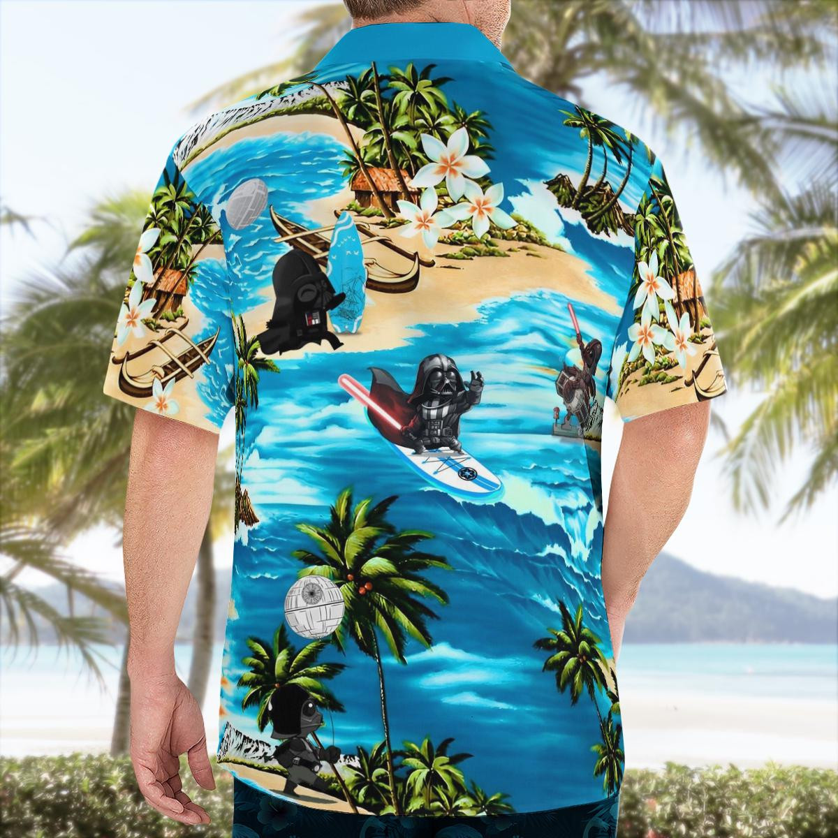 Star Wars Chibi Hawaiian Shirt Aloha Shirt For Men Women