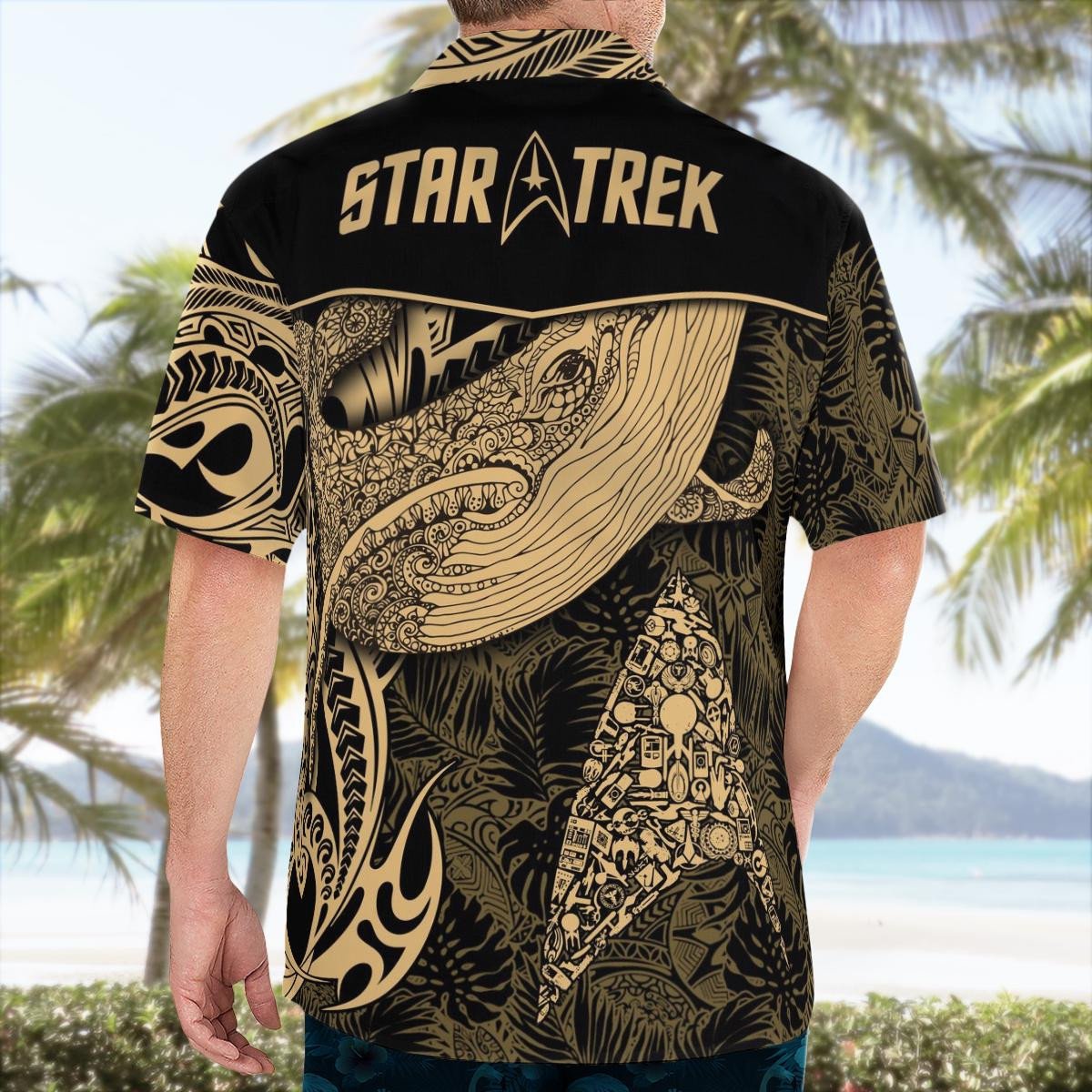 Star Trek Tribal Tropical Hawaii Shirt Aloha Shirt For Men Women