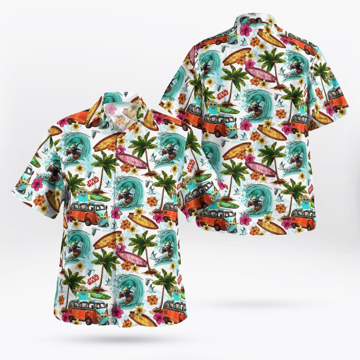 Cute Star Wars Hawaiian Shirt Aloha Shirt For Men Women