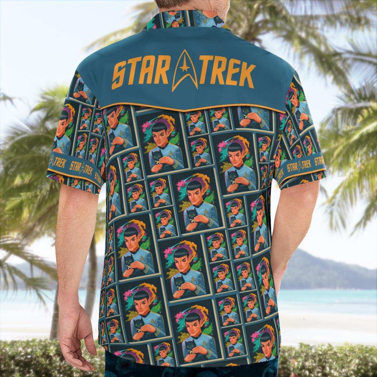 Star Trek Love Cat Hawaiian Shirt Aloha Shirt For Men Women