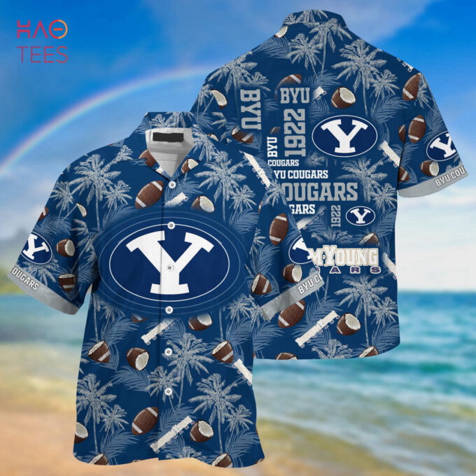 Tropical Coconuts BYU Cougars Hawaiian Shirt Hot Gift Summer