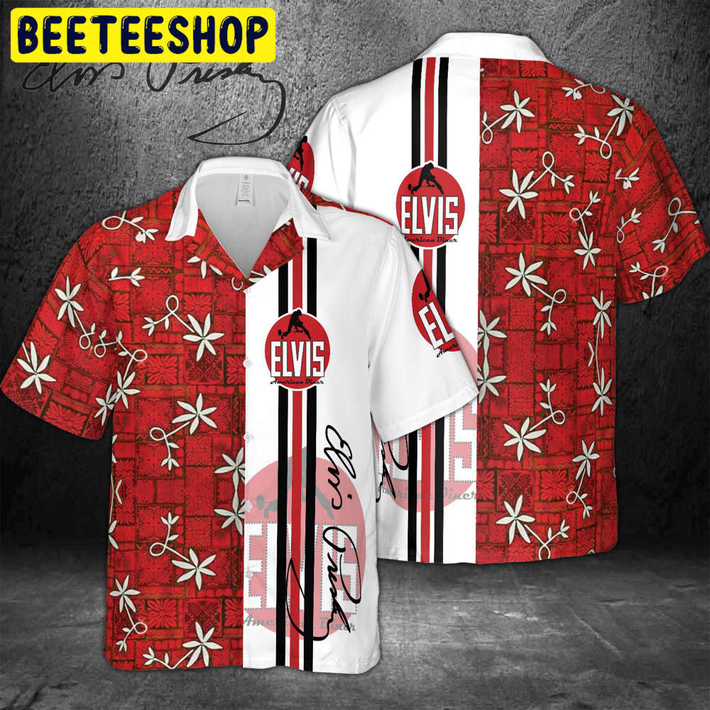 Elvis Presley Signature The King Trending Hawaiian Shirt