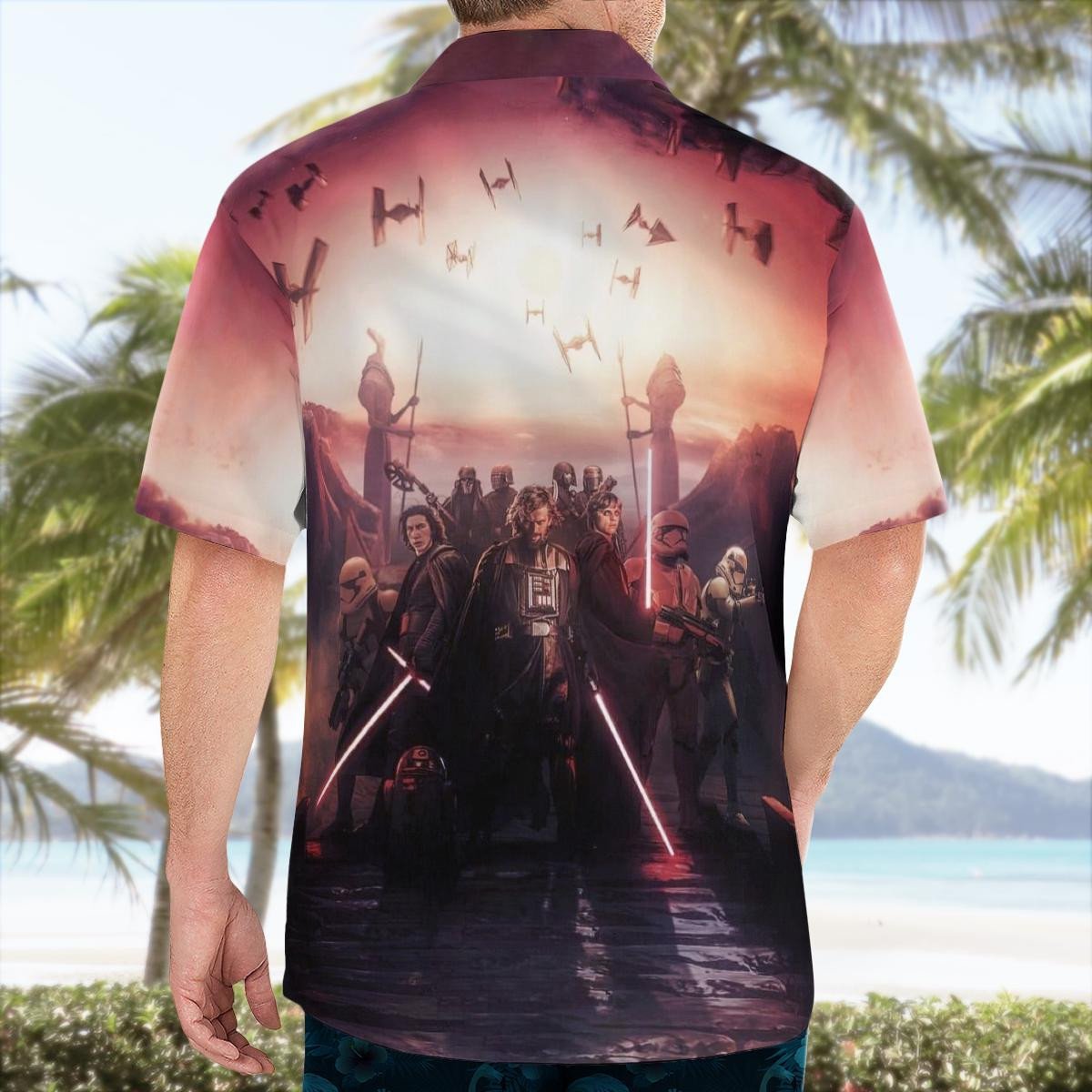 Star Wars Rise Of The Sith Hawaii Shirt Aloha Shirt For Men Women