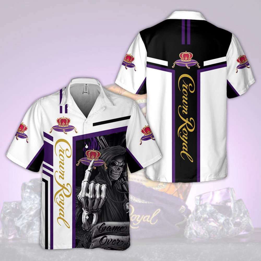 Crown Royal Death Game Over Hawaiian Shirt