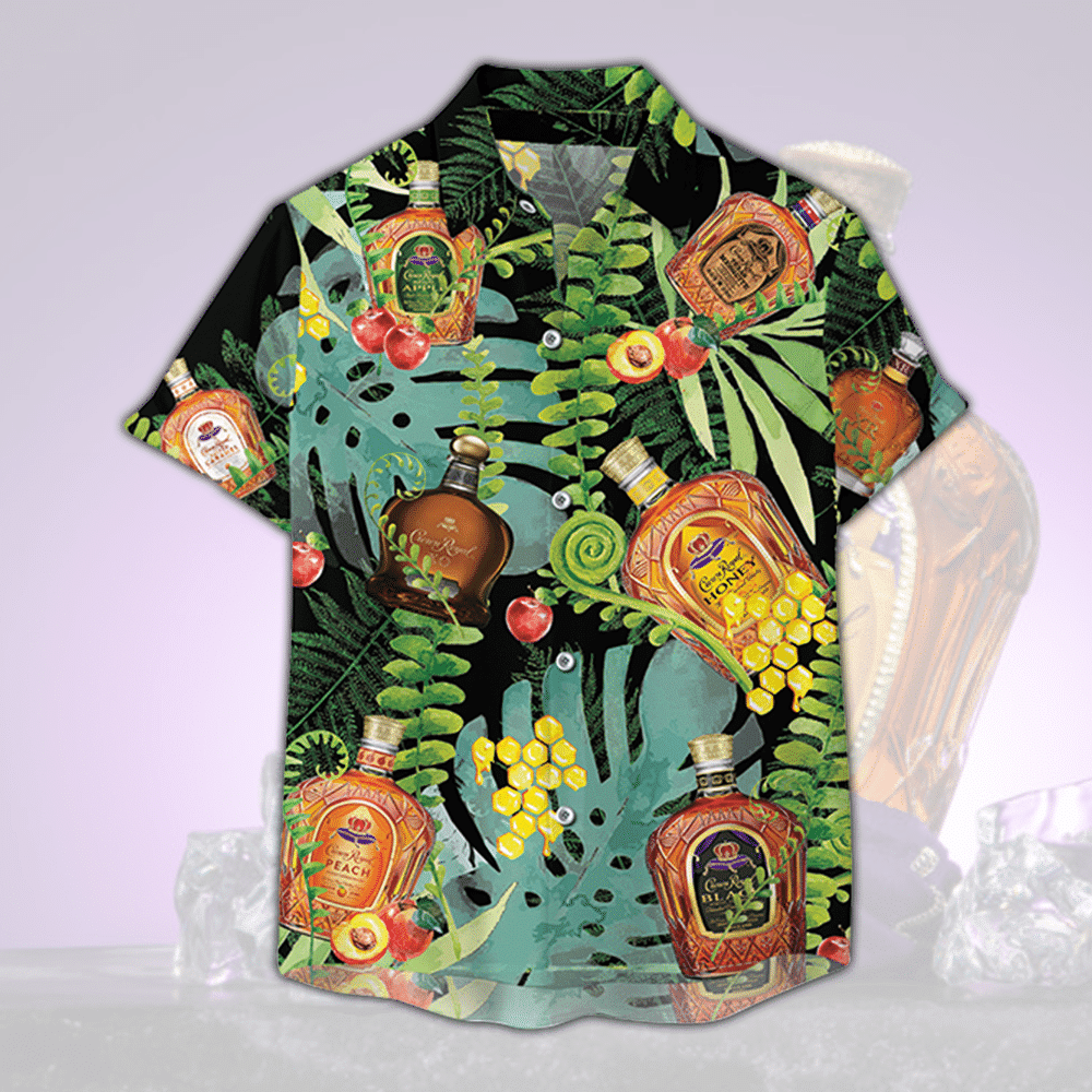 Crown Royal Collection Tropical ForeStar Trek Hawaiian Shirt