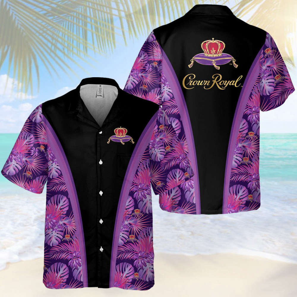 Crown Royal Canadian Whisky Hawaiian Shirt